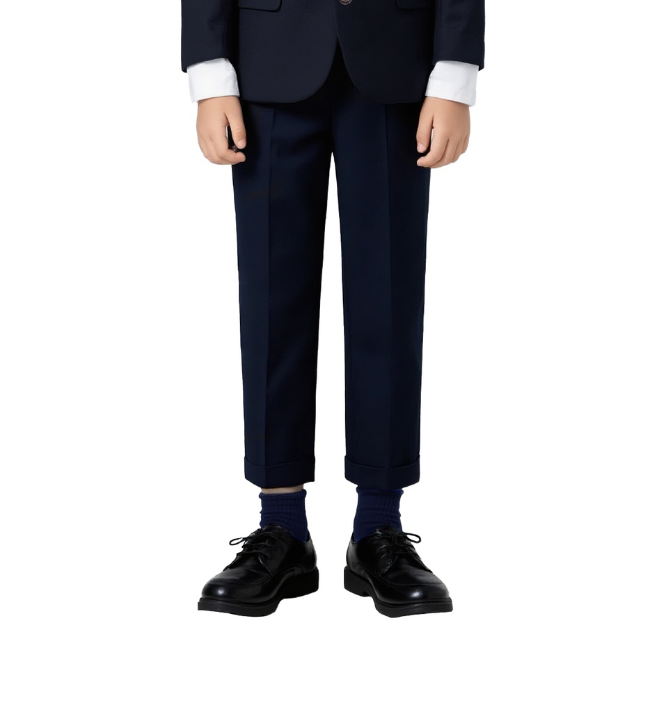 男式藏蓝长裤